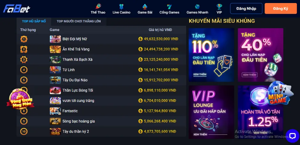 Quà tặng sinh nhật VIP 98win link